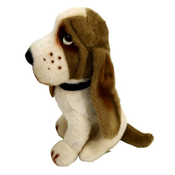 Vintage BOGART The Basset 13" stuffed plush dog ANIMAL FAIR 1976 - Picture 3 of 5